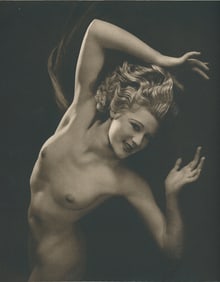 Nude Vandyck photogravure by Walter Bird, 1938