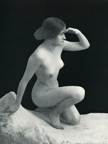 Nude by Ernst Scneider. C1908