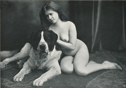 Nude by Ernst Scneider. C1908