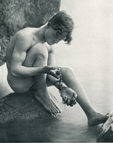 Nude by Ernst Scneider. C1908