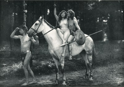 Nude by Ernst Scneider. C1908