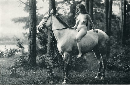Nude by Ernst Scneider. C1908