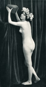 Nude by Ernst Scneider. C1908
