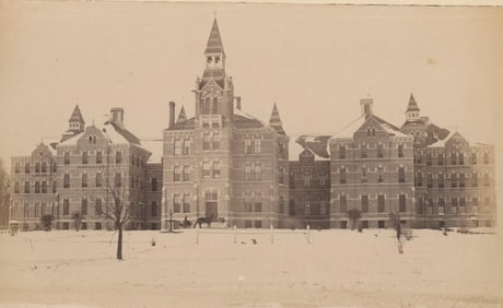 4 photographs of Lincoln, Illinois. c1890
