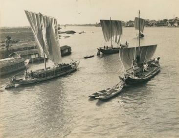 Scene on the Ishikard River, Japan. c1925