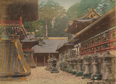 Temple at Nikko, Japan. c1890