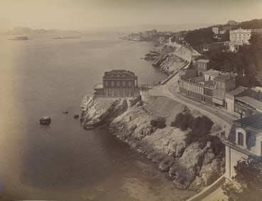 Coastal Road,  Cote d'Azur. c1880