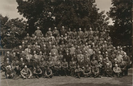British Regimental reunion at Aldershot. C1950