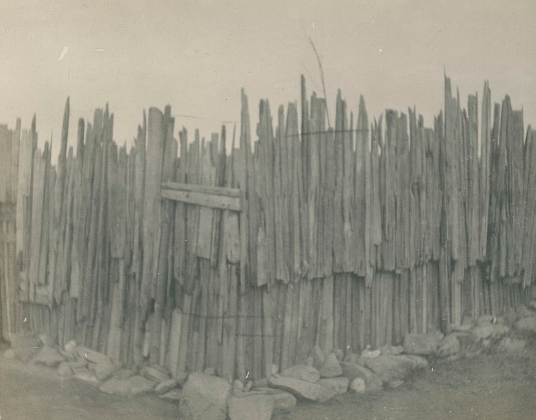 Chinese Houses, Pacific Grove, CA. c1903.: Chinese Houses, Pacific Grove, CA. c1903. 3.875 x 4.25 in.