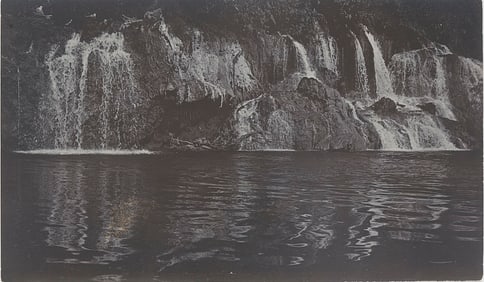 Waterfall near Sayok on Kunburi River. c1920