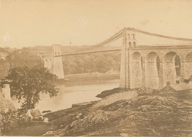 Menai Suspension Bridge. C1860
