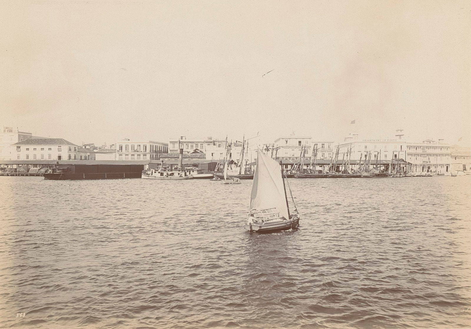 Havana Harbor, Cuba. C1920: Havana Harbor, Cuba. C1920. 4.5 x 6.5 in.