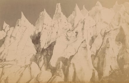 Chamonix, Pyramides des Bossons. C1880