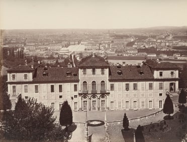 Panorama of Turin, Italy. c1880