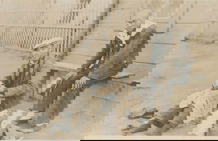 China. Street shoe repairer. C1920