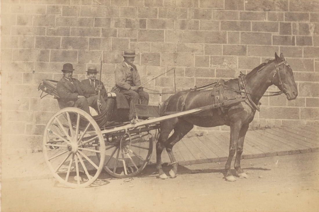 Quebec Transport. c1880: Quebec Transport. C1880. Fair contrast and tonality. Photographer unidentified. 3.75 x 5.625 in.