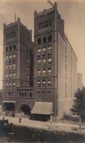 Hotel Metropole and Broadway Theatre, Denver. C1890.