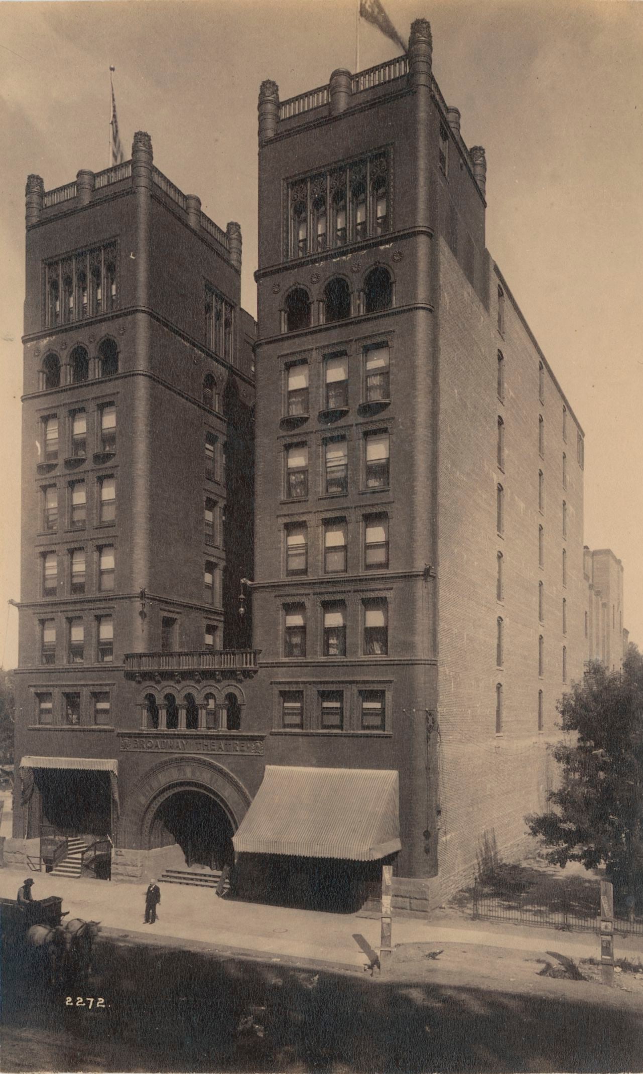 Hotel Metropole and Broadway Theatre, Denver. C1890. (1 of 1)