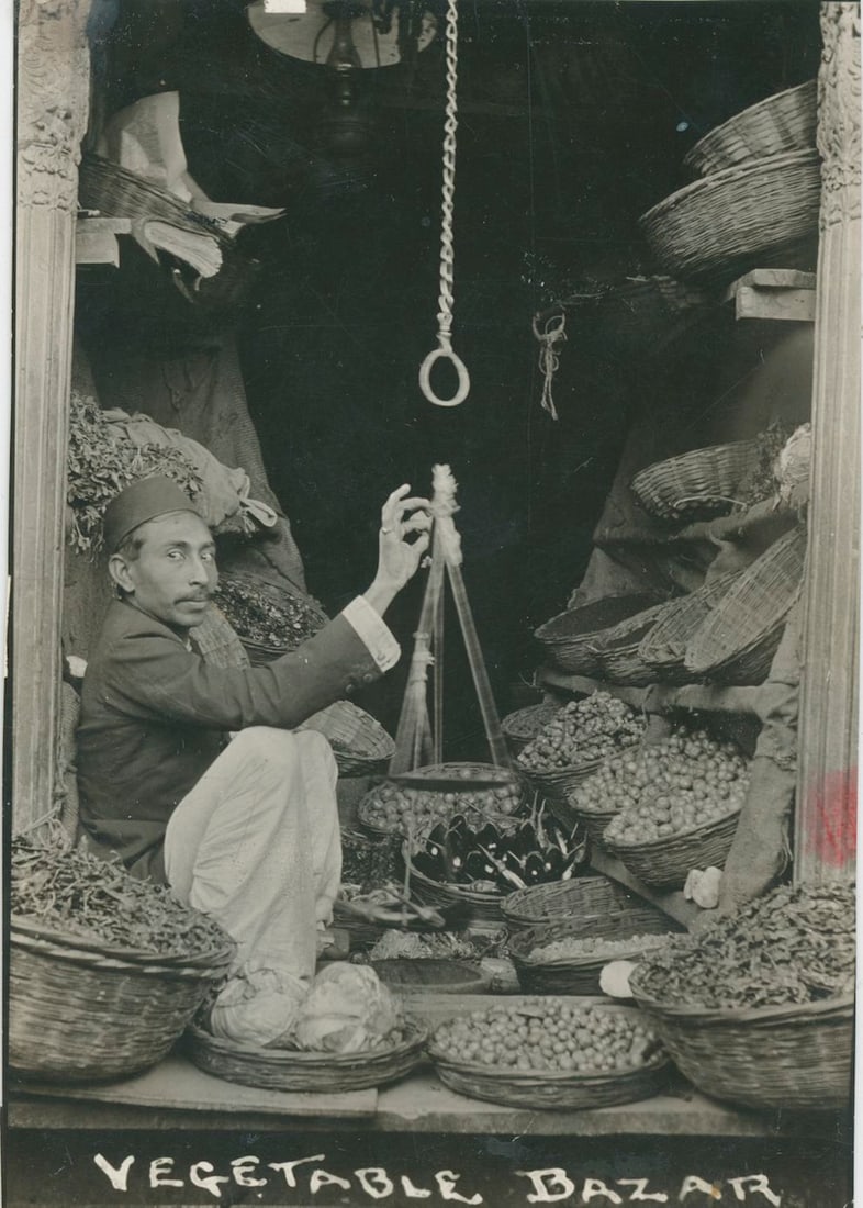 Vegetable Seller. c1930 (1 of 1)