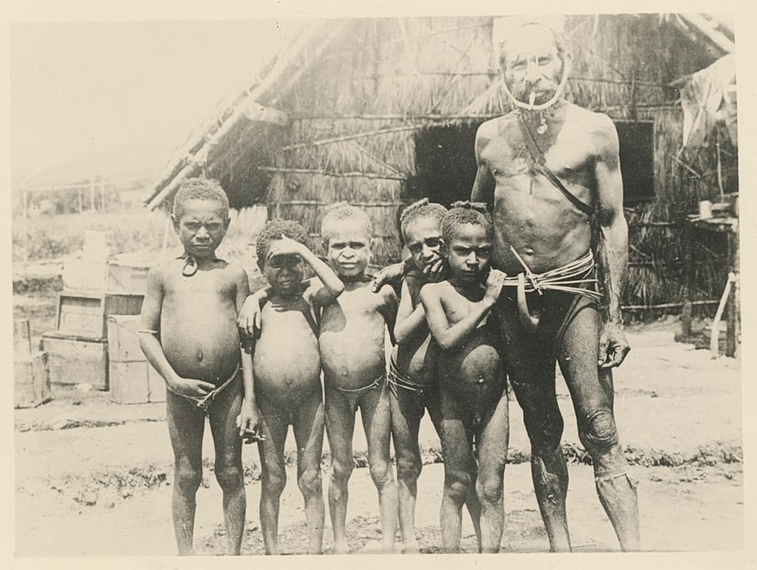 Native Group. c1955: Native Group. C1955. Good contrast and tonality. 3.125 x 4.25 in