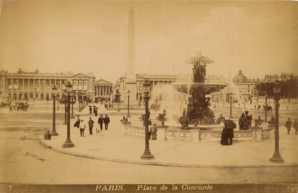 Paris, Place de la Concorde. c1890
