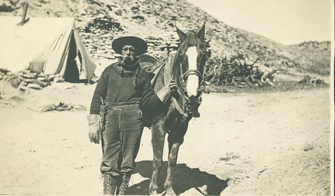 Three of the Svendsen Rigging and Construction Gang. C1918