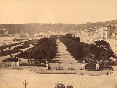 ITALY. Villa Municipale, Naples. c1880