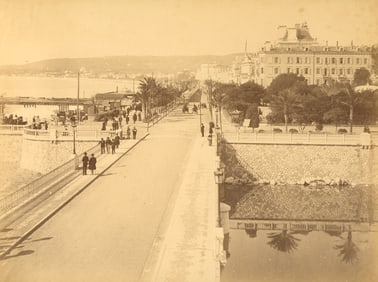 Promenade des Anglais, Nice. France.  C1880