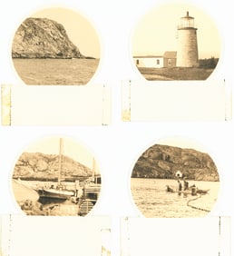 U.S.A. 4 Photographic Place settings. c1890