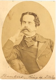 King Umberto of Italy. C1880