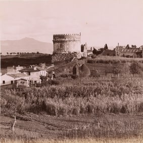 Via Apia e Sepolcoro de Cecilia. Italy. C1880