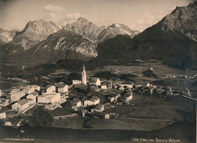 Photochrome - Fetta vers Tarasp, Switzerland. C1900