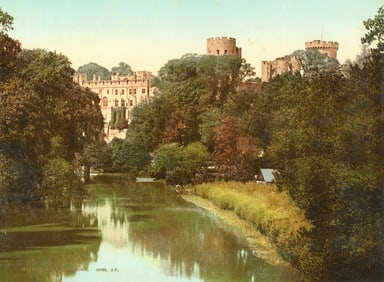Photochrome - Warwick Castle. c1900