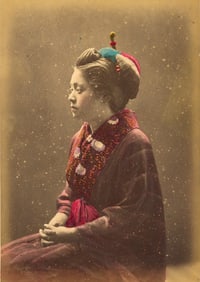 JAPAN. Maeko Girl. c1890