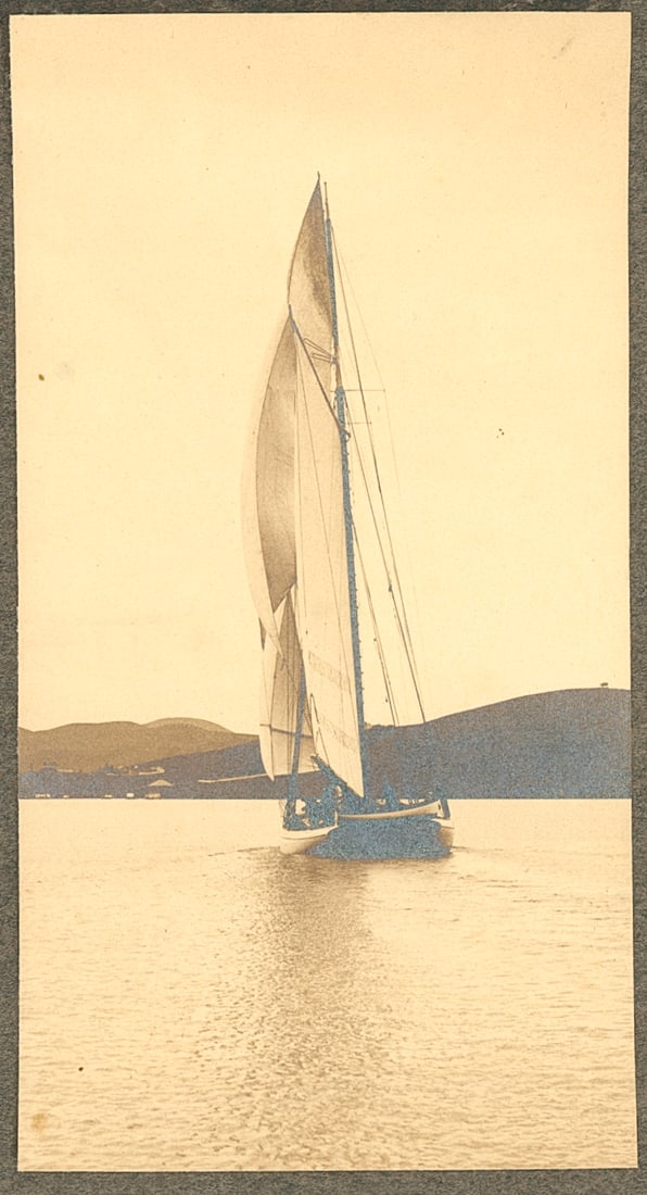 Sailing in Hawaiian Waters. c1910 - 2