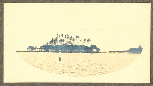 Two Views of Cocoanut Island. c1910