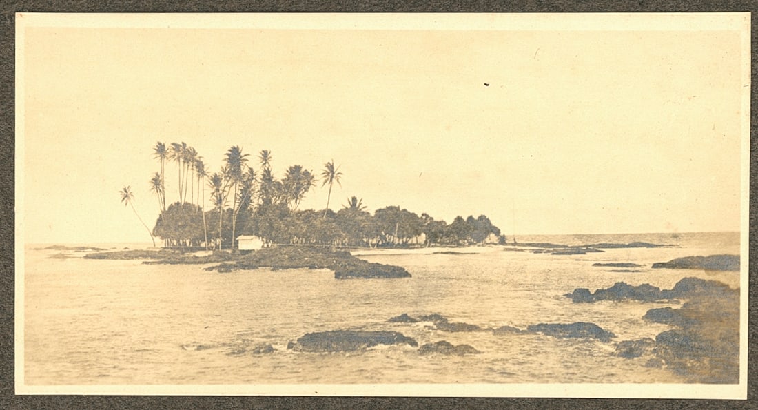 Two Views of Cocoanut Island. c1910 - 2