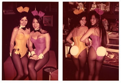 A Pair of Playboy Bunnies. c1976