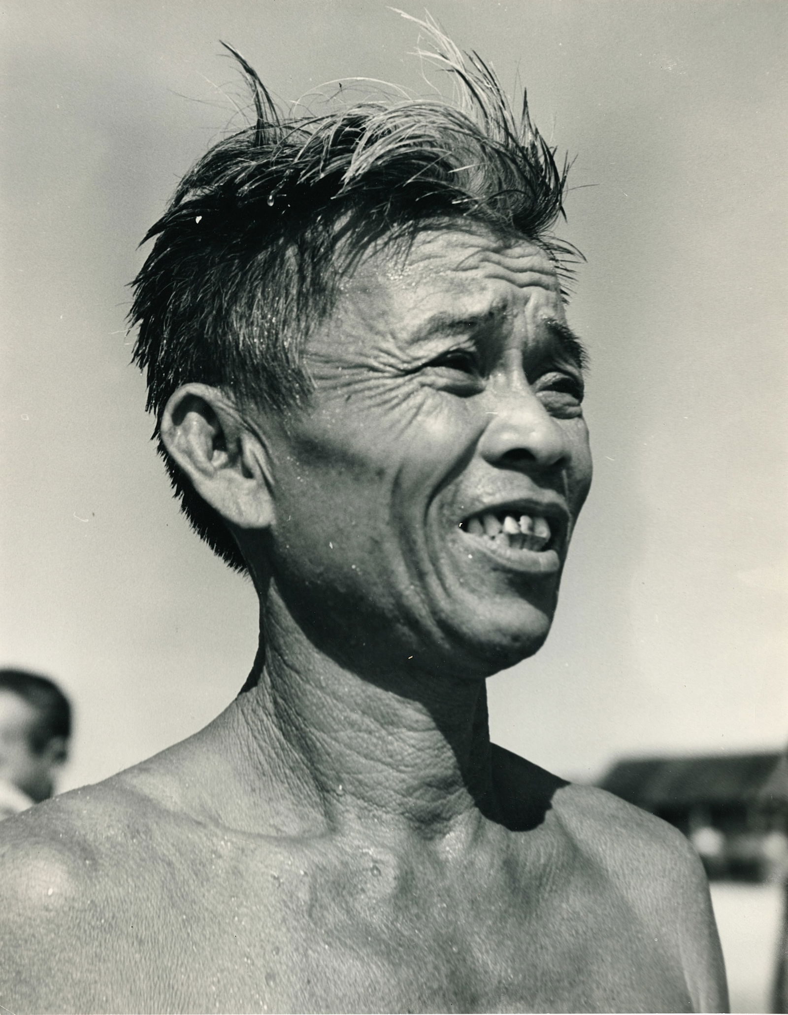 Farmer in French Indo-China. c1920: Farmer in French Indo-China. C1920. Good contrast and tonality. 10.75 x 8.5 in.