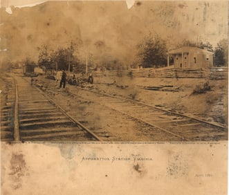 Appomattox Station, Virginia. April 1865 by Alexander Gardner.