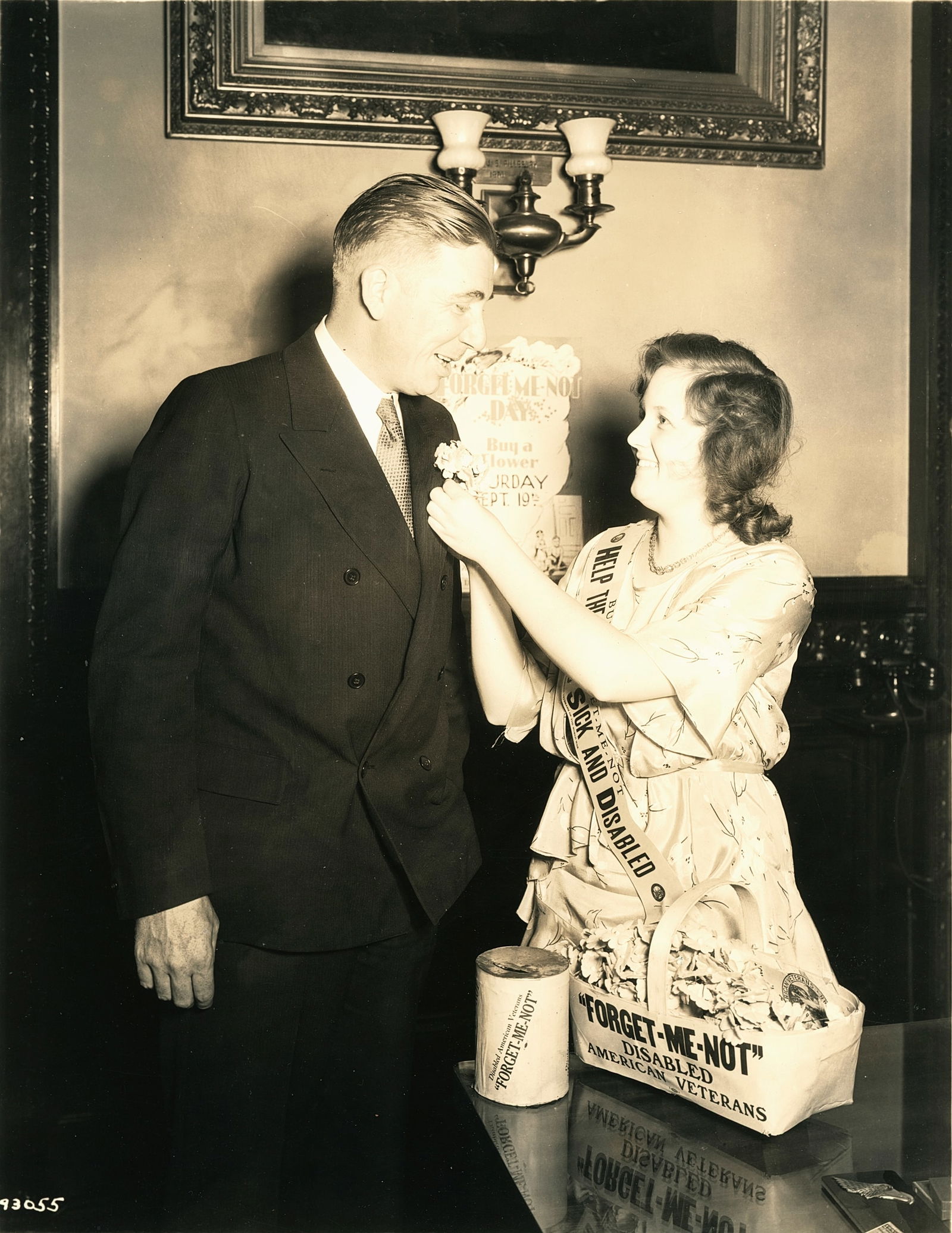 Lucille Anderson with Governor Olson of Minnesota. c1932: Lucille Anderson with Governor Olson of Minnesota. C1932. Very good contrast and tonality. Photographer: Norton & Peel and Hibbard Studio. 9.5 x 7.25 in