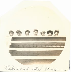 Early Kodak image of 7 Ladies Heads. c1911