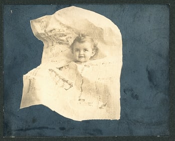 Look! Our Little Girl is in the Newspaper! c1930