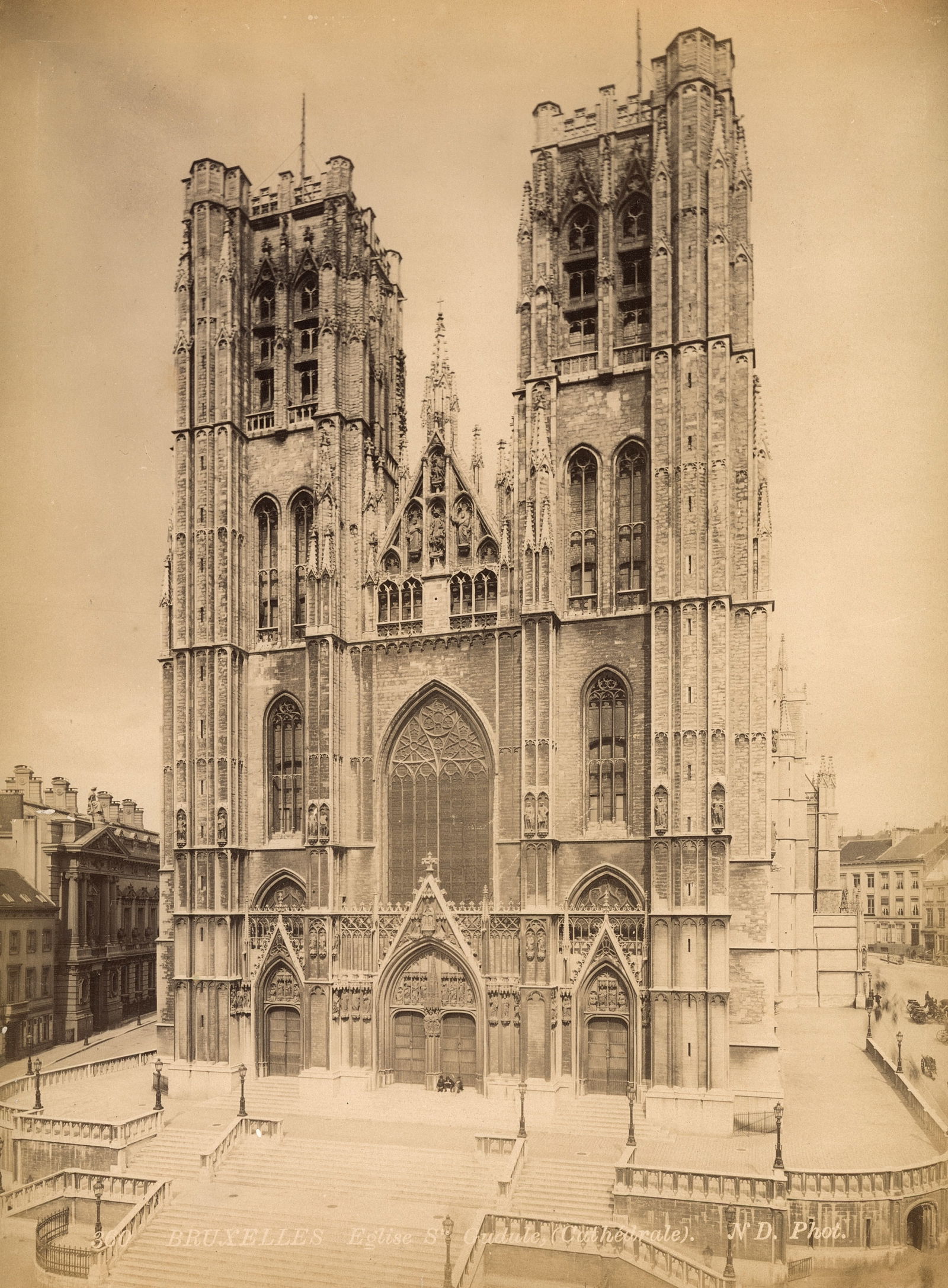 Cologne Cathedral after completion. c1880 - 2