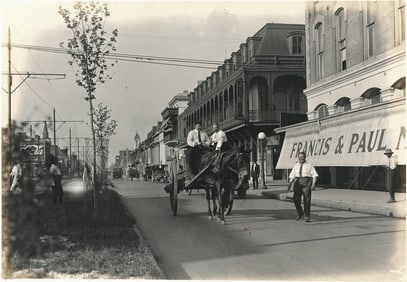 Street Scene in New Orleans. c1915