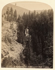 Glimpse of the Gardner Falls. C1875