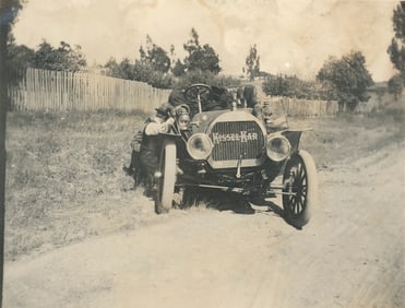 2 Photographs of Old Automobiles. c1910
