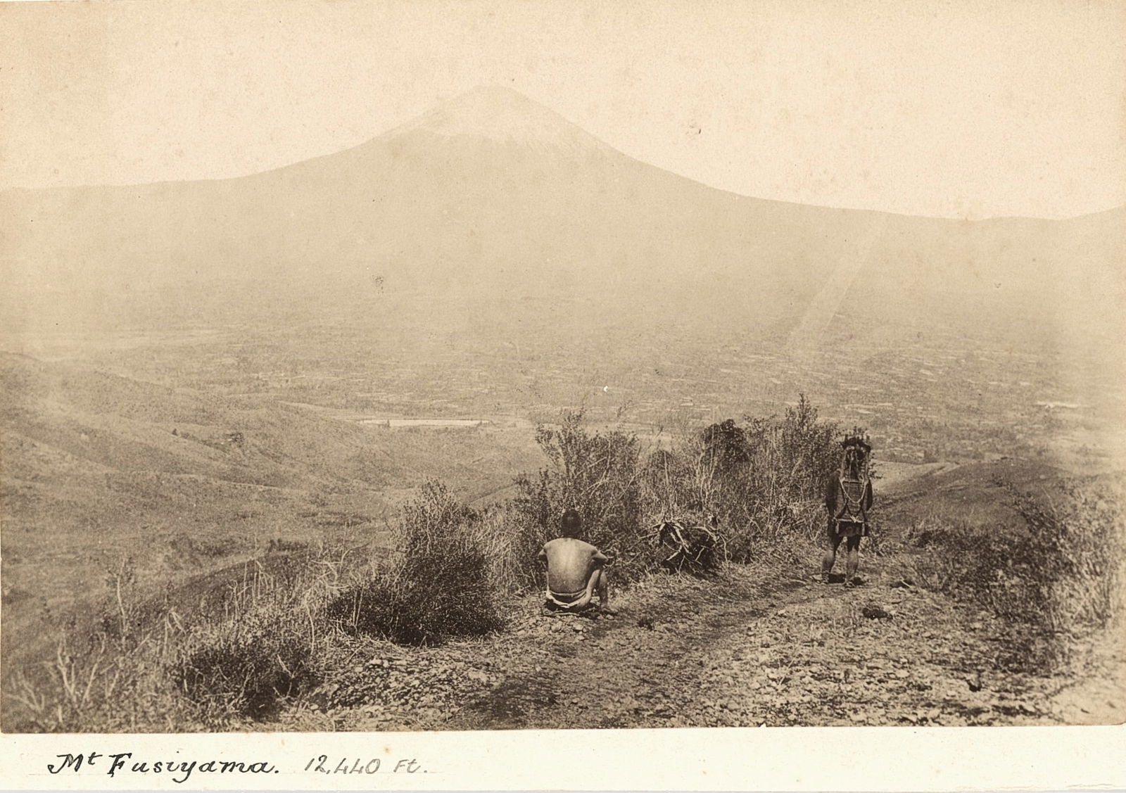 6 photographs of Japan. c1890: 6 photographs of Japan. c1890. 3.5 x 4.875 in average size.