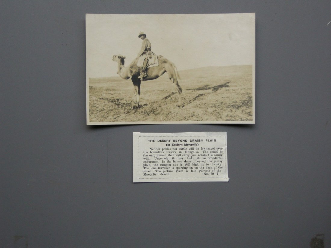 8 Photographs of Mongolia, c1935: 8 Photographs of Mongolia, c1935 with captions in English. Taken by Japanese photographers during the occupation of Manchuria. Size 4 x 5.75 inches.
