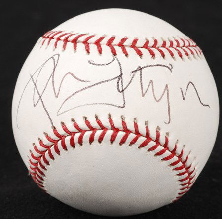 John Lithgow Signed OML Baseball: Rawlings official Major League baseball (Selig) signed across the sweet spot by the "3rd Rock" star in black ballpoint pen. In fine condition. COA from Global Authentication.